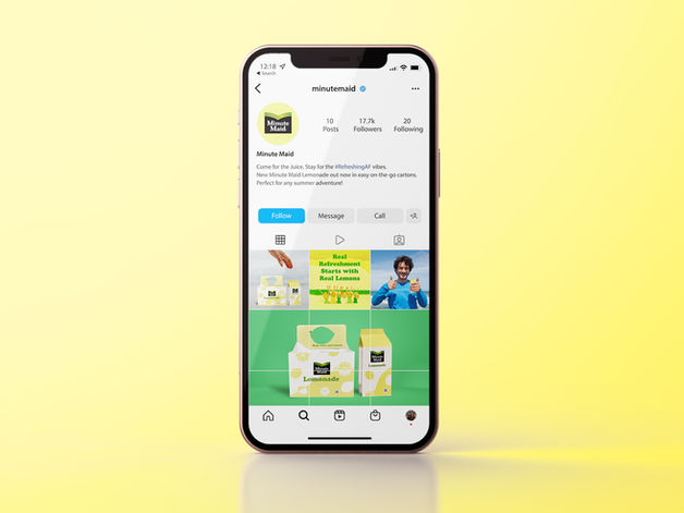 Social Media: Minute Maid Redesign