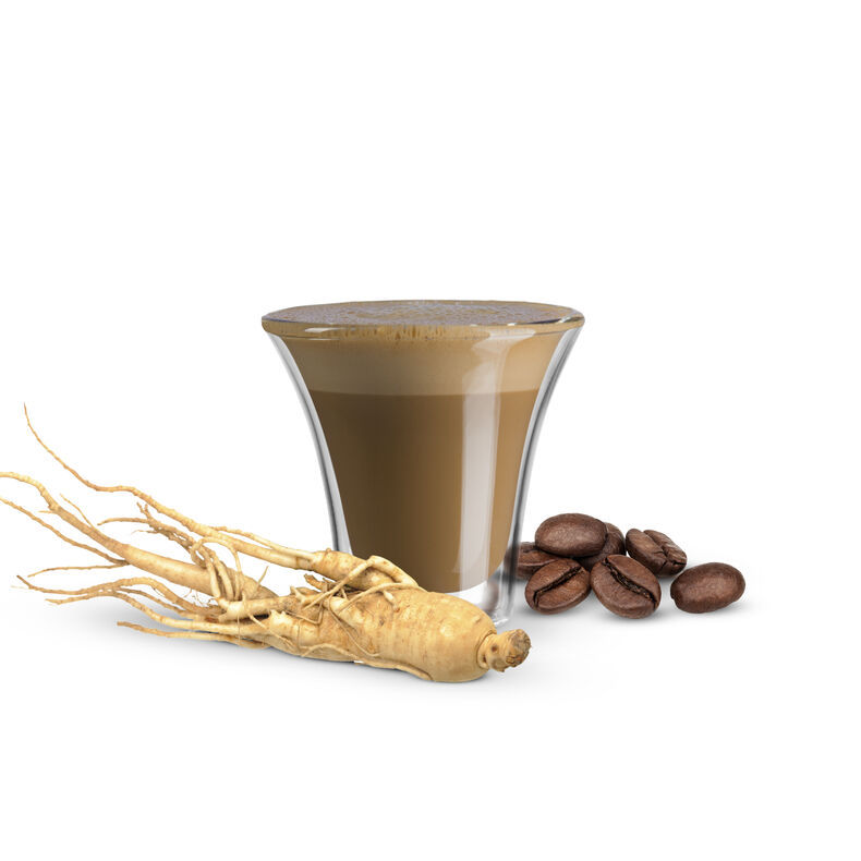 Thumbnail: 10 capsule Borbone Ginseng Zero compatibili Nespresso