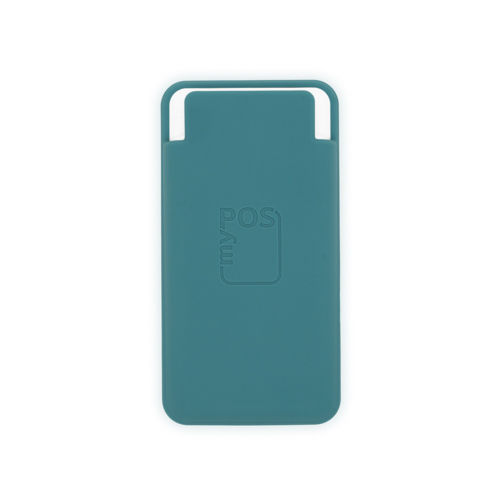 Thumbnail: myPOS Go 2 zaļais silikona vāciņš no aizmugures