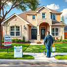 New home with special advertising