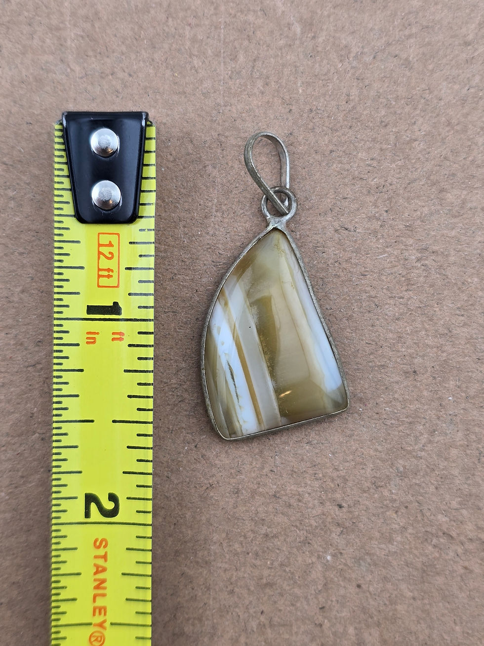 Thumbnail: {energized} Emotional Strength & Support - Banded Agate Pendant