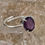 Thumbnail: {energized} Adjustable Amethyst Ring