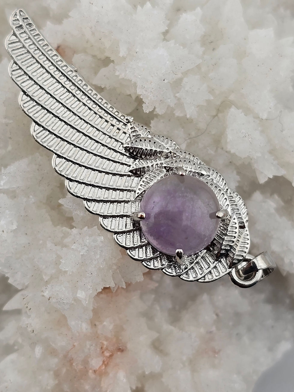 Thumbnail: {energized} Time to Fly - Amethyst Pendant