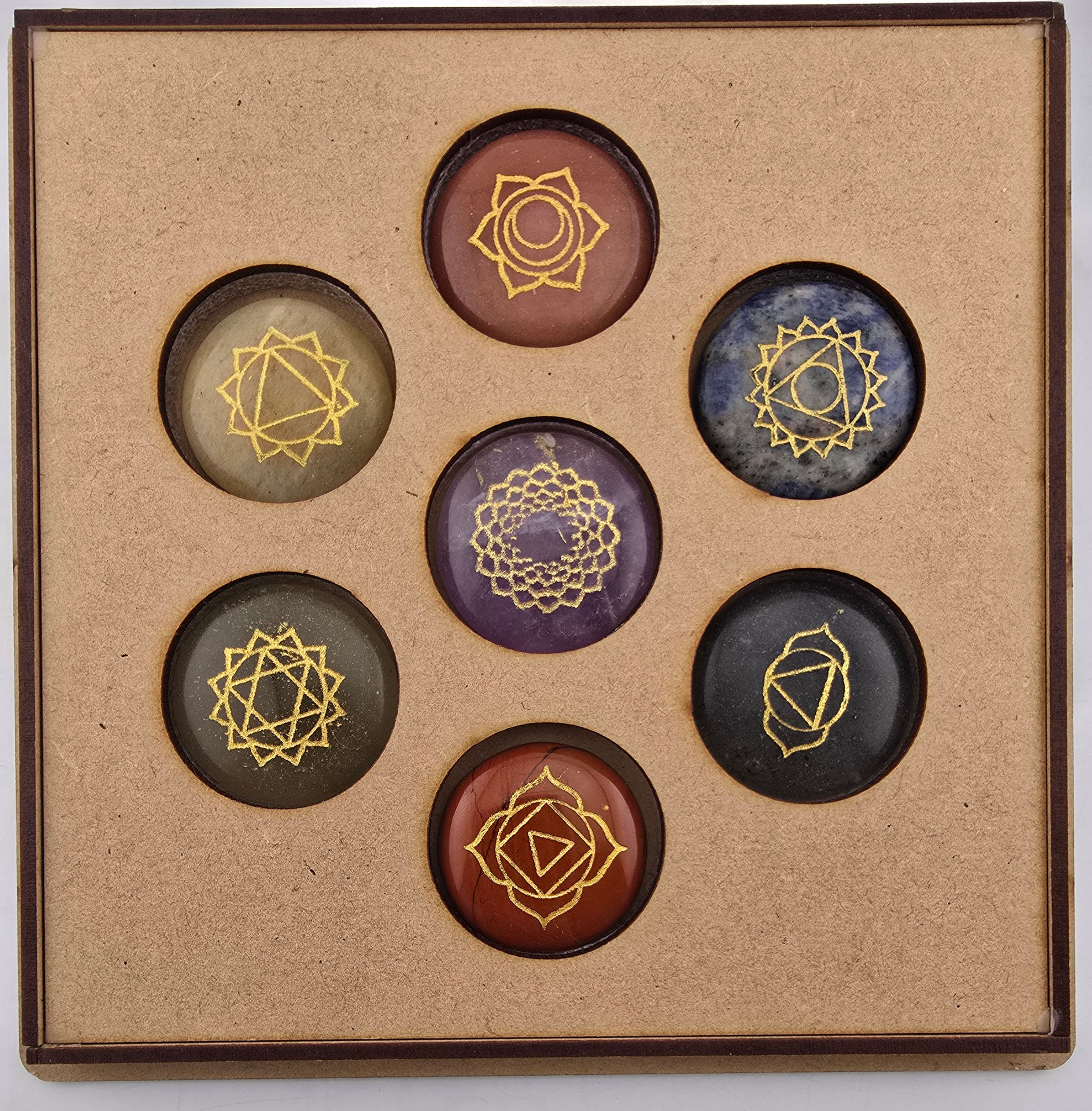 {energized} Integrated Chakratic Healing - 7 Chakra Sacred Symbols with Box