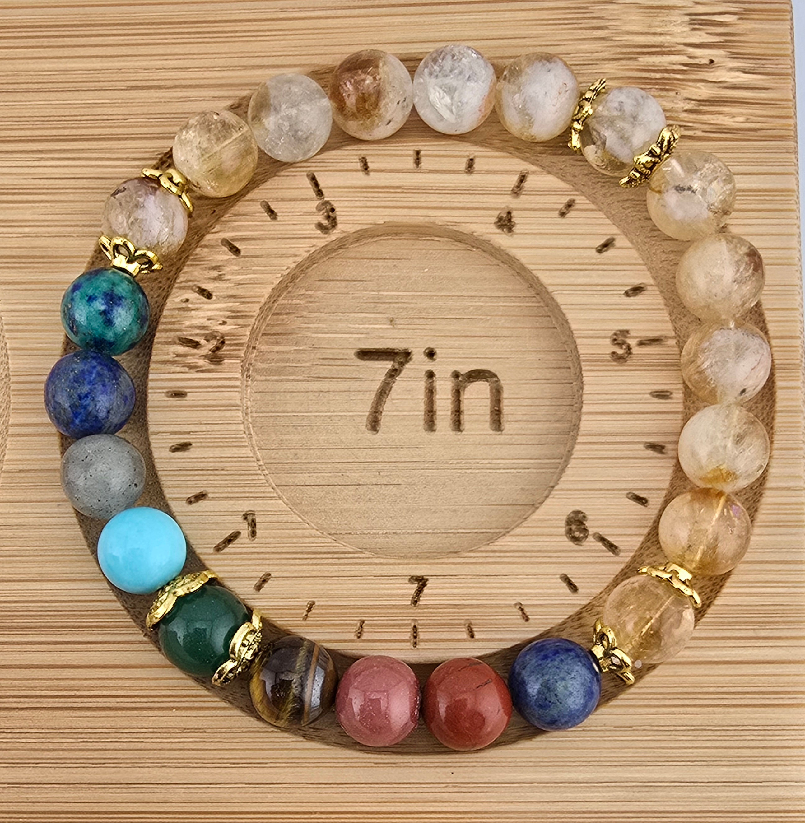 {energized} Aura Glow Series Bracelet with Citrine & Azuremalachite