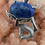 Thumbnail: {energized} Fox Spirit Guide - Lapis Lazuli Pendant