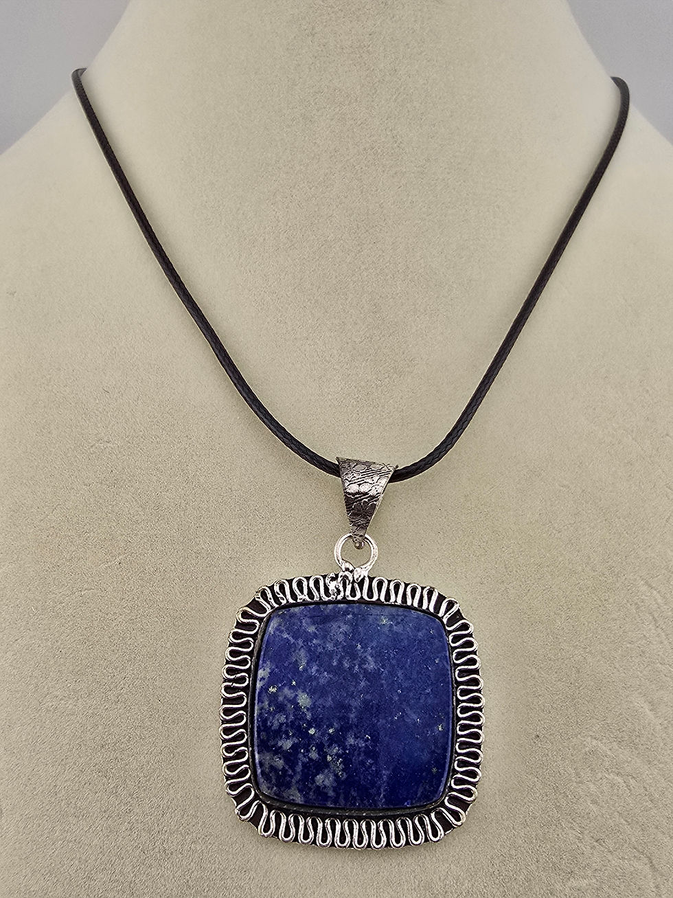 Thumbnail: {energized} Shield of Clarity & Power - Lapis Lazuli Pendant