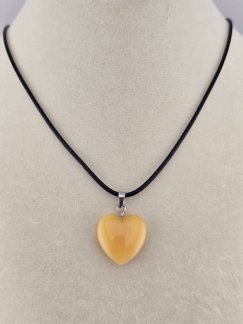Thumbnail: {energized} Heart to Heart - Citrine Pendant