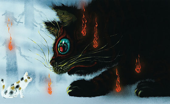 現代童画会、絵本作家 清水耕蔵作 油絵 清水耕蔵・絵本館｜