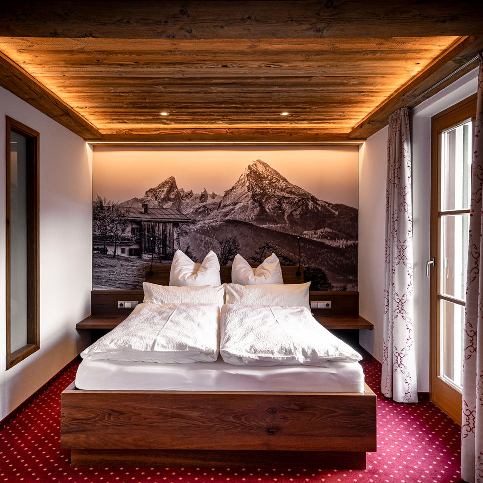 Hotel Krone, Berchtesgaden, Schreinerei Martin Scheifler, Hotellerie, alpines Einrichtung, Watzmannblick, Altholz, Inneneinrichtung, Raumgestaltung, Massivholz