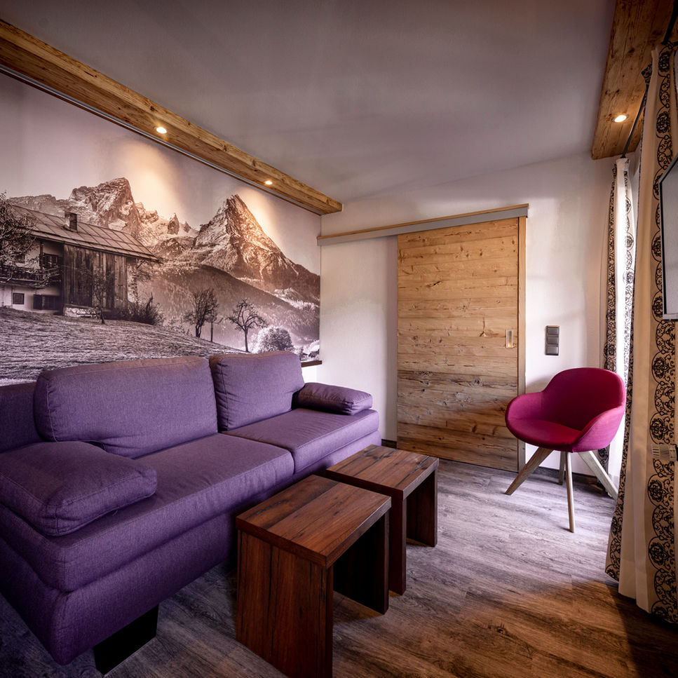 Hotel Krone, Berchtesgaden, Schreinerei Martin Scheifler, Hotellerie, alpines Einrichtung, Watzmannblick, Altholz, Inneneinrichtung, Raumgestaltung, Massivholz