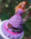 Raspberry Almond Dream, doll cake