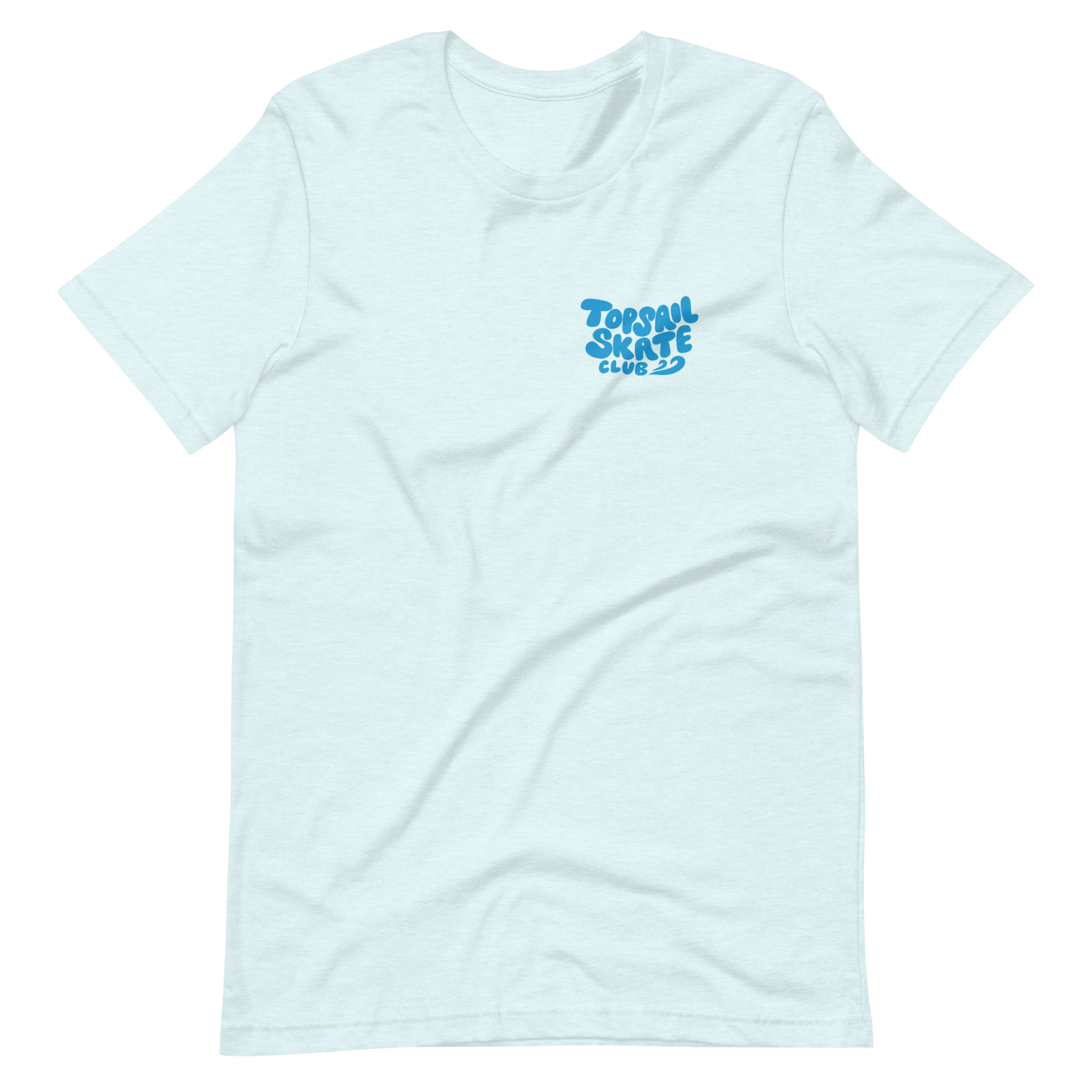 Topsail Skate Club Tee - Heather Ice Blue