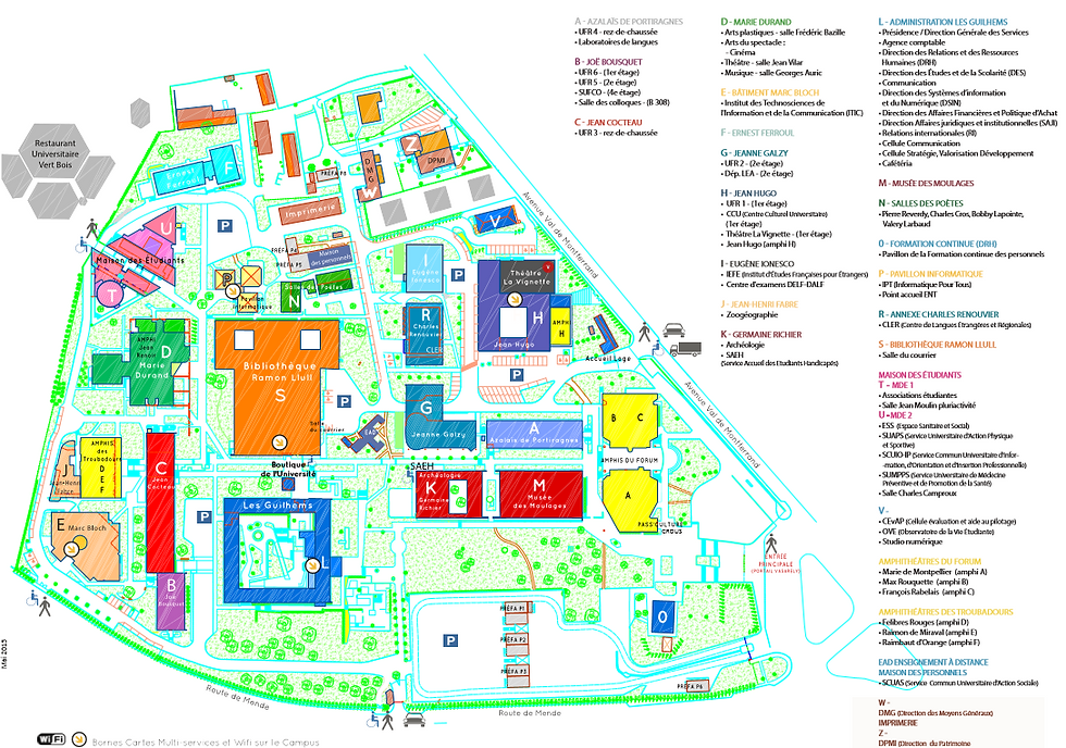 Plan de l'université