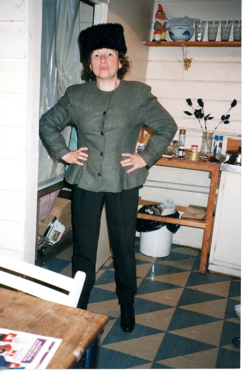 Ania with Polish (?) hat, 1996