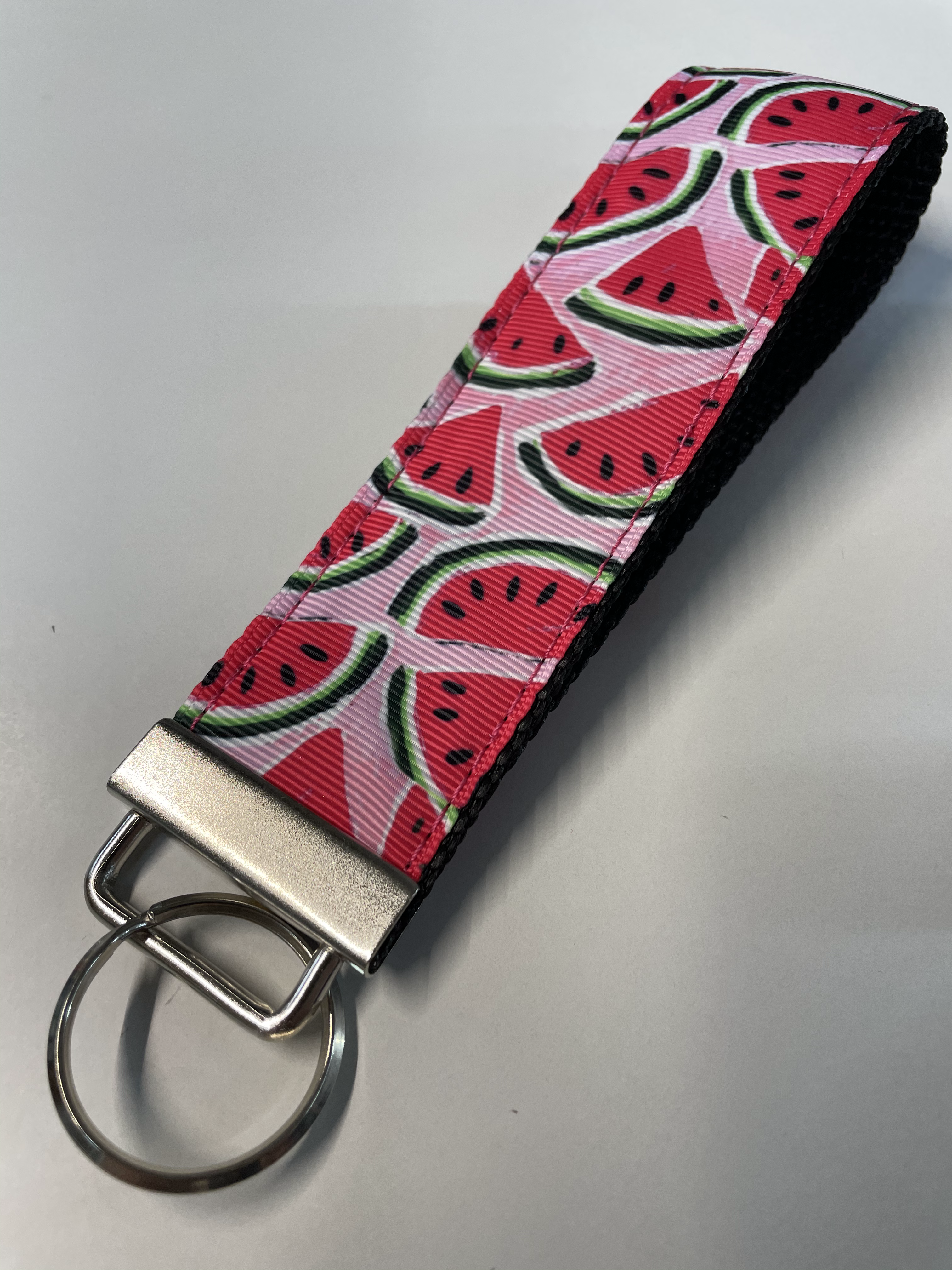 Pink Watermelon Key Fob