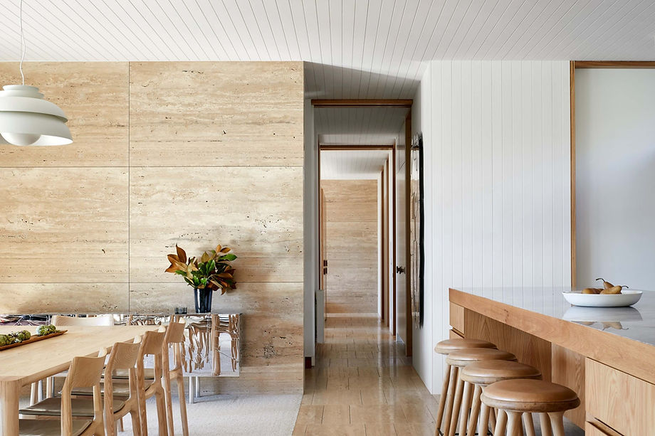 Sand Dune Sanctuary White and Brown Hallway