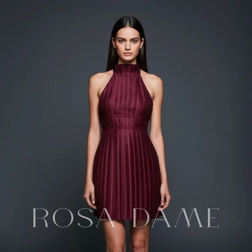 knee length bridesmaid dress One Shoulder Burgundy Sheath High Low Knee Length Bridesmaid Dresses,   clover sew
