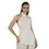 Thumbnail: Ivory Textured Halter-Neck Co-ord Set with Scalloped Hem