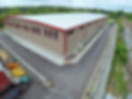 Close-up View of the Newly Constructed Indoor Soccer Facility