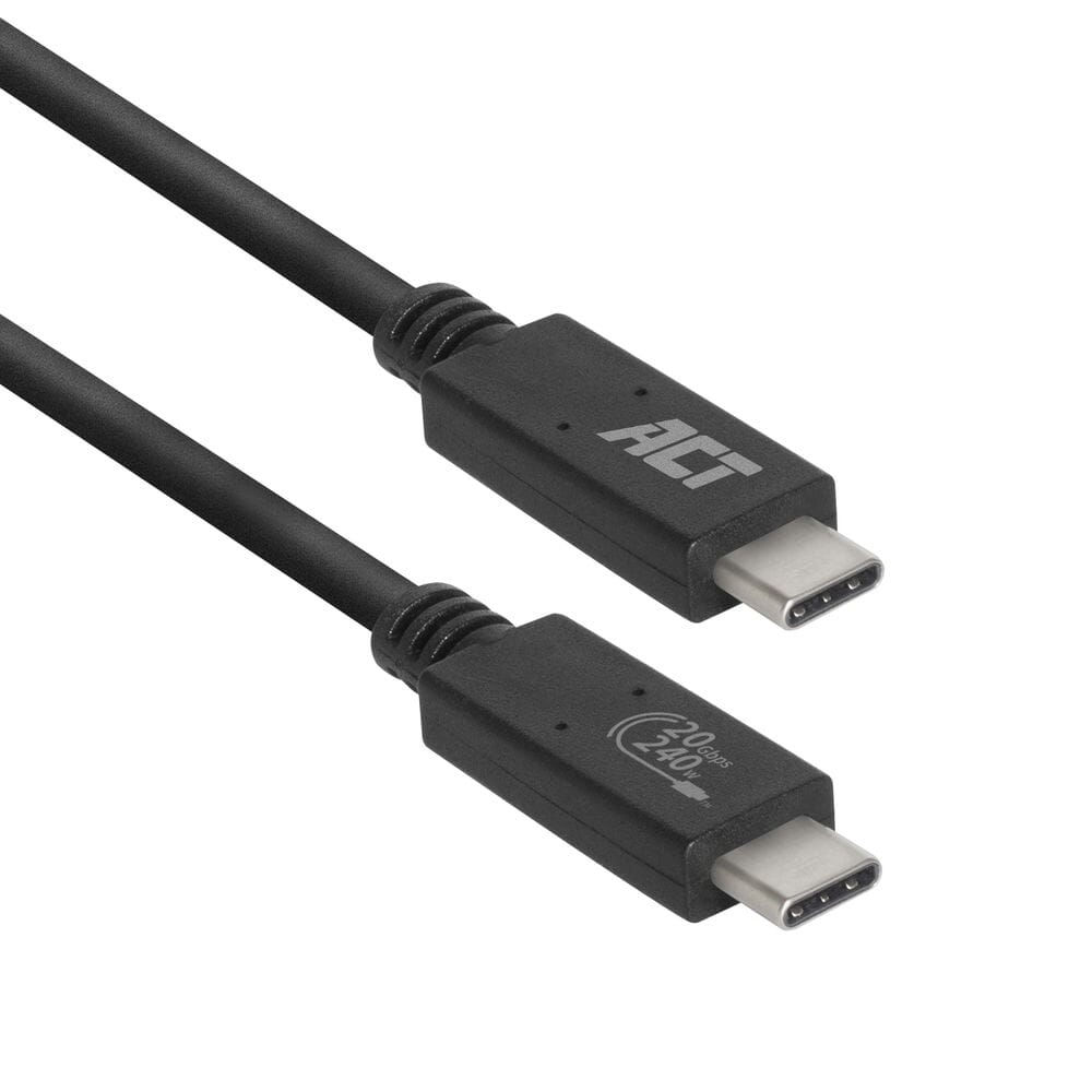 ACT USB4? 20Gbps aansluitkabel C male - C male 1 m USB-IF