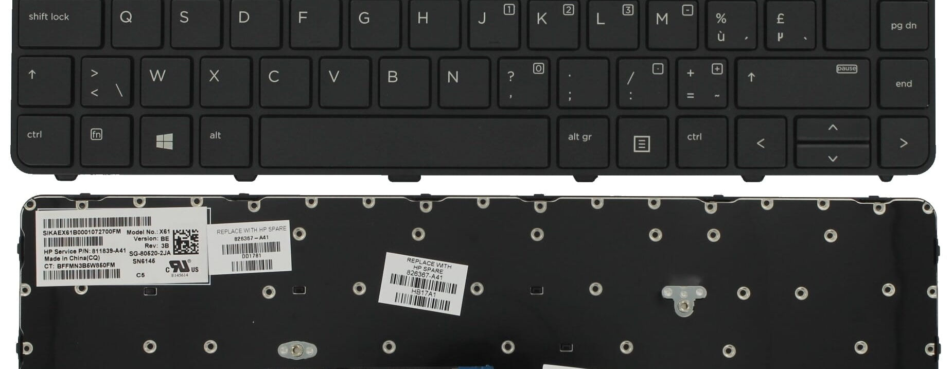 HP Laptop Toetsenbord Azerty BE