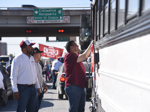 Cruz Pérez Cuéllar continúa su campaña.