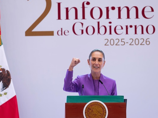 Vamos mejor y tenemos rumbo, porque ese rumbo lo marca el pueblo: presidenta Claudia Sheinbaum en su Segundo Informe de Gobierno.