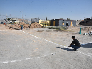 Arrancan obras de pavimentación de la calle Guadiana en la colonia Azteca