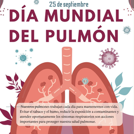 En el Día Mundial del Pulmón exhortan a prevenir enfermedades respiratorias