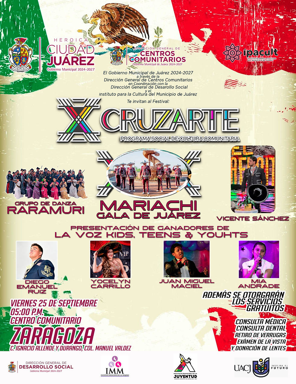 Mañana será el festival Cruzarte en el Centro Comunitario Zaragoza