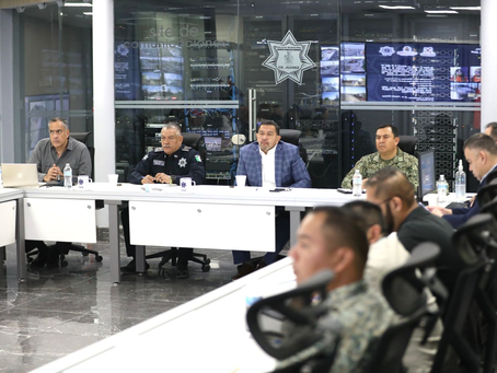 Presentan resultados semanales en Mesa de Seguridad encabezada por el alcalde Pérez Cuéllar.