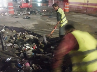 Refuerzan limpieza en Zona Centro y llaman a disponer correctamente la basura