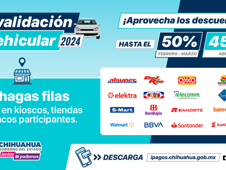 Invitan a pagar Revalidación Vehicular 2024 a través de los medios alternos de pago.