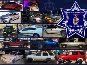 Recupera policía municipal 14 vehículos con reporte de robo gracias a operativo especial.