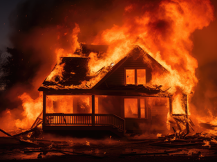 Localizan cuerpo calcinado durante incendio en vivienda de Granjas Santa Elena