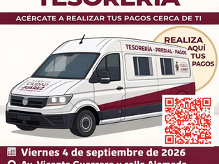 Unidad Móvil de Tesorería ofrece hoy descuentos y servicios en fraccionamiento Alameda