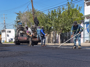 Arranca Gobierno del Estado repavimentación de la calle 21 de Marzo en la colonia Melchor Ocampo