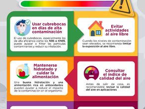 Llama Salud Municipal a extremar precauciones por mala calidad del aire.