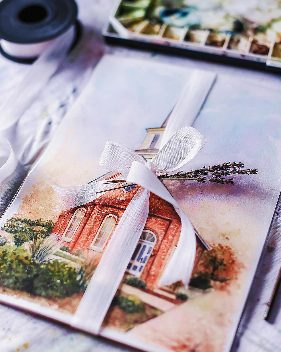 church-painting-wedding-venue-art