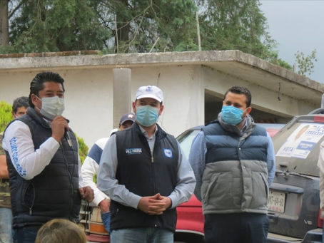 DIRIGENCIA DEL PAN RESPALDA EL PROYECTO DE PACO MAYORAL; SEGURIDAD Y BIENESTAR PARA HUASCA