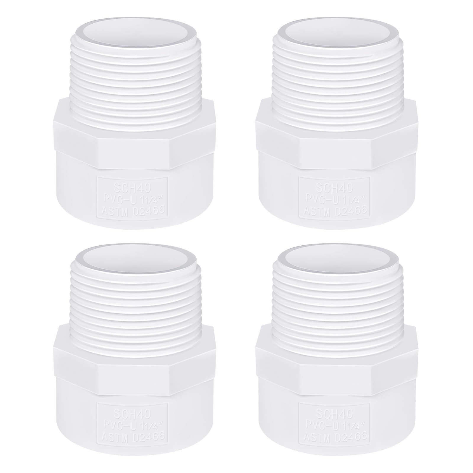 LASCO PVC Sch 40 Fittings (ASTM D2466)- front view for UAE buyers