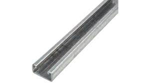 Unistrut 41 x 21mm Galvanized Steel Plain Channel, 2m Long