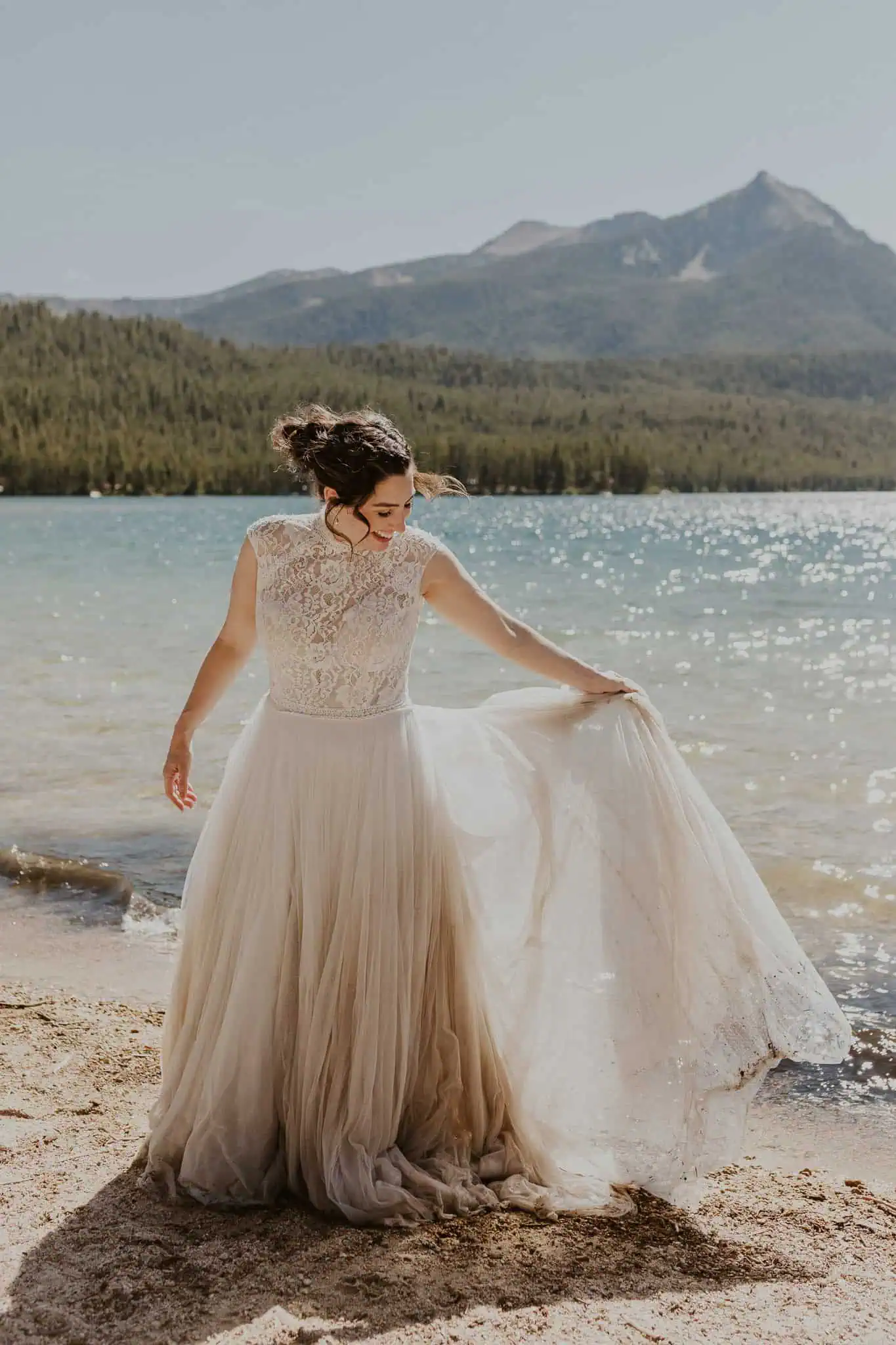 pettit lake elopement idaho