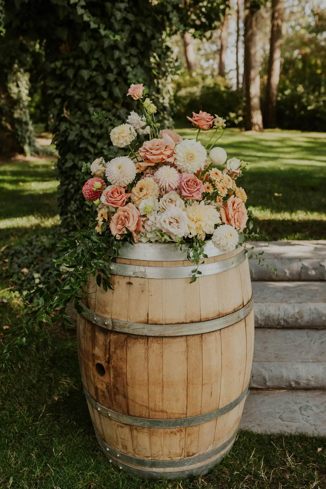 the enchanted forest ceremony at arbor crest