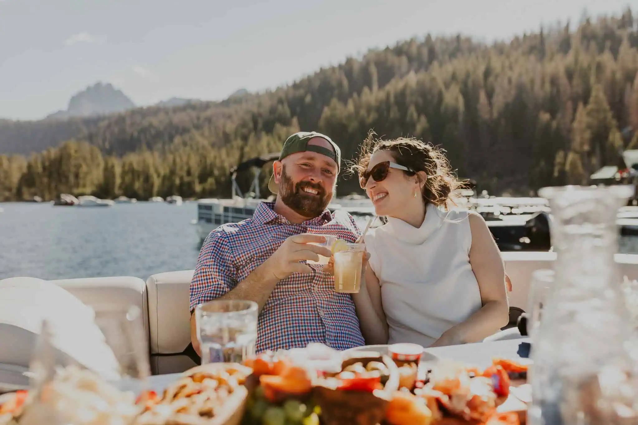 sunset appetizer cruise on redfish lake