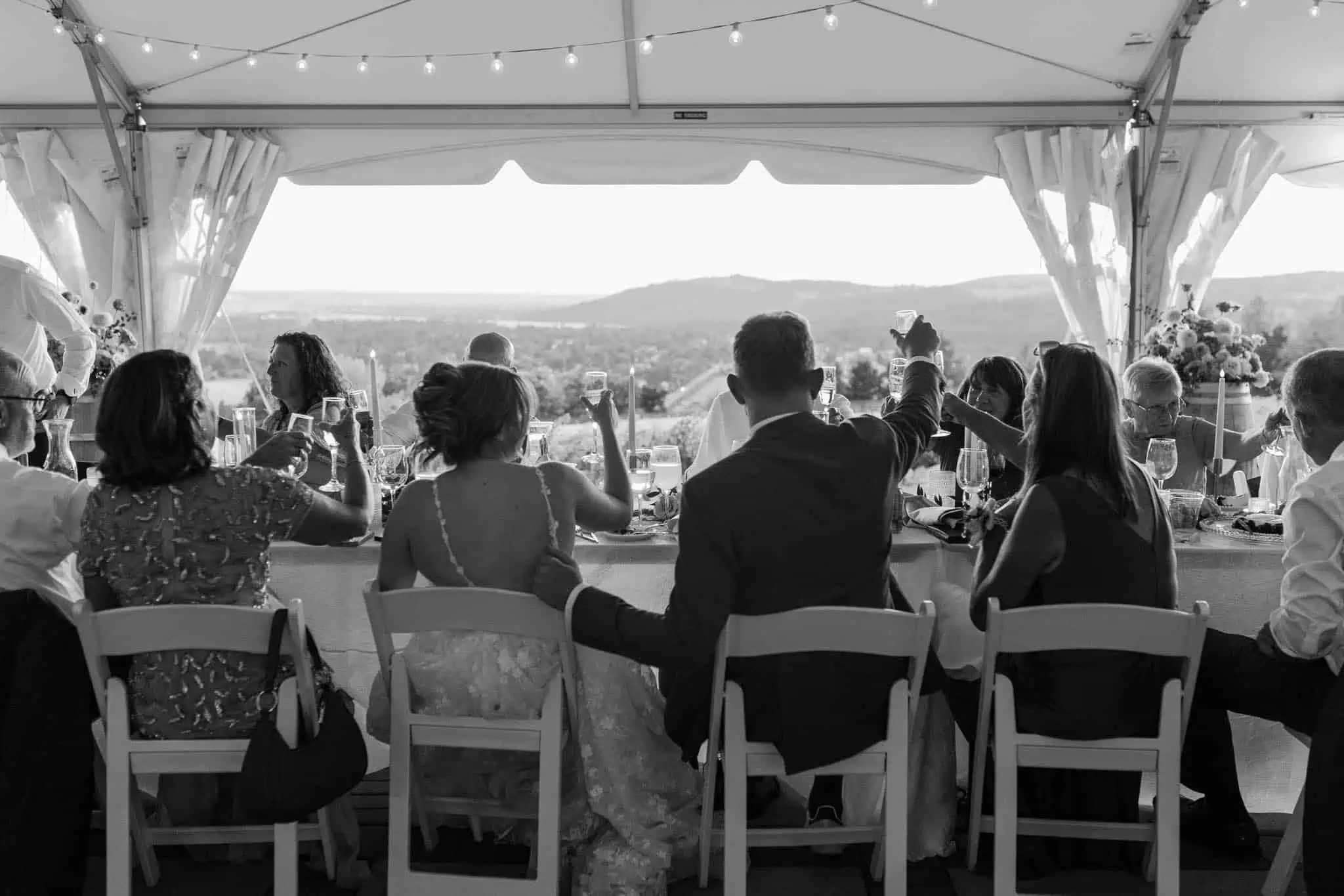 reception at arbor crest winery