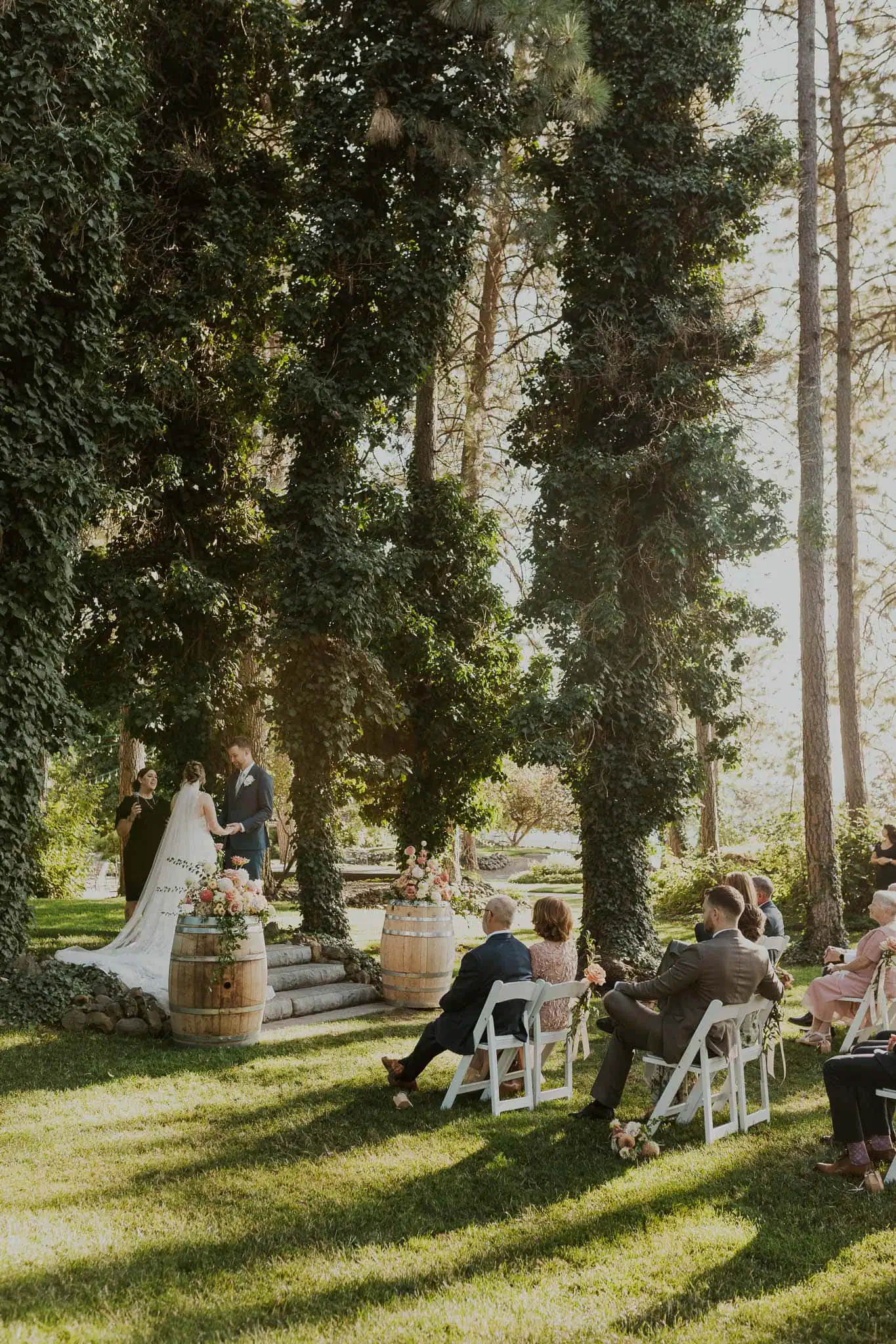 ceremony at the enchanted forest arbor crest