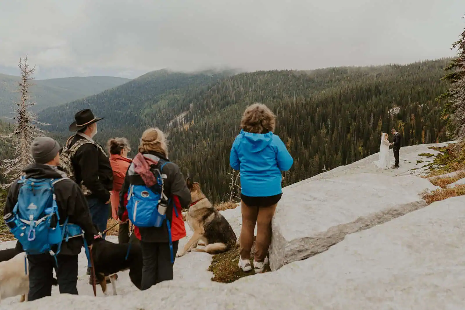 private vows at mountain overlook in north idaho