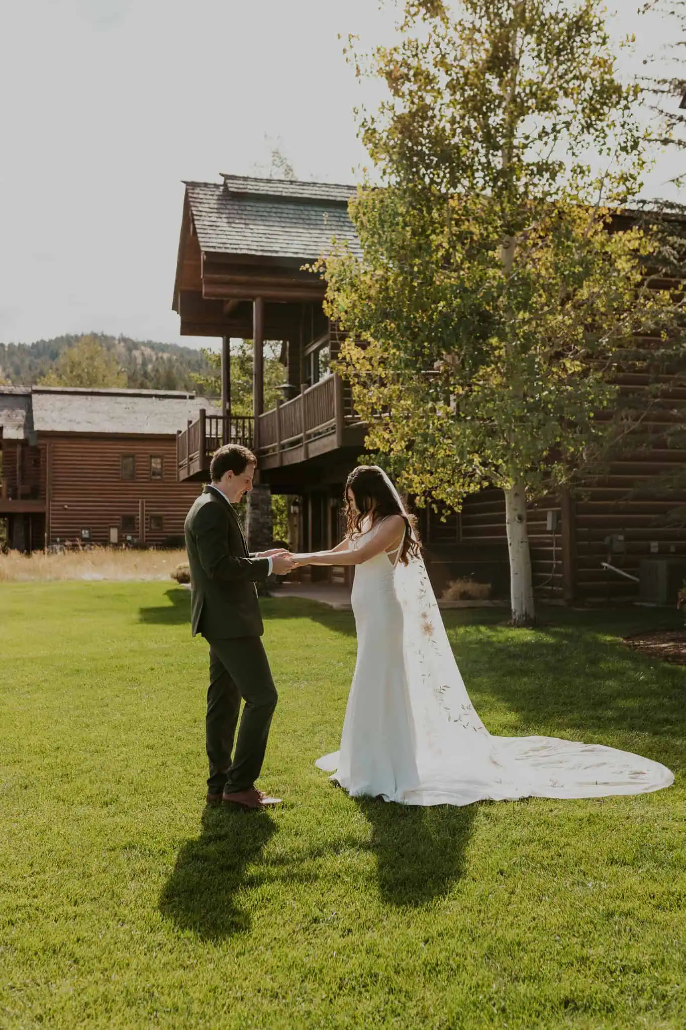 first look in a backyard